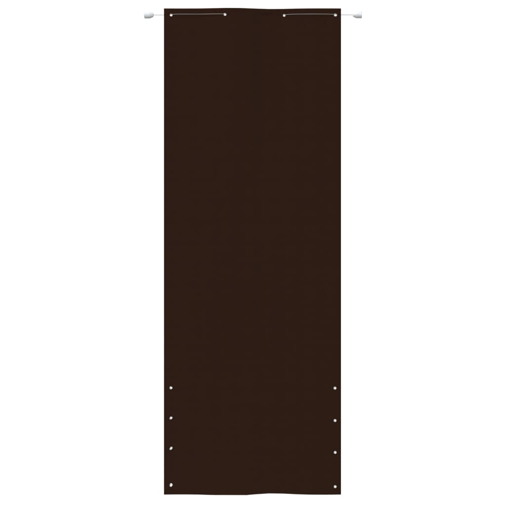 Vidaxl balkongskjerm 80x240 cm Oxford Fabric Brown