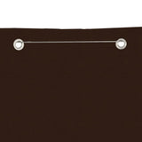 Vidaxl Balkon Bildschirm 80x240 cm Oxford Stoff braun