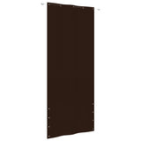 Vidaxl Balkon Bildschirm 100x240 cm Oxford Stoff braun