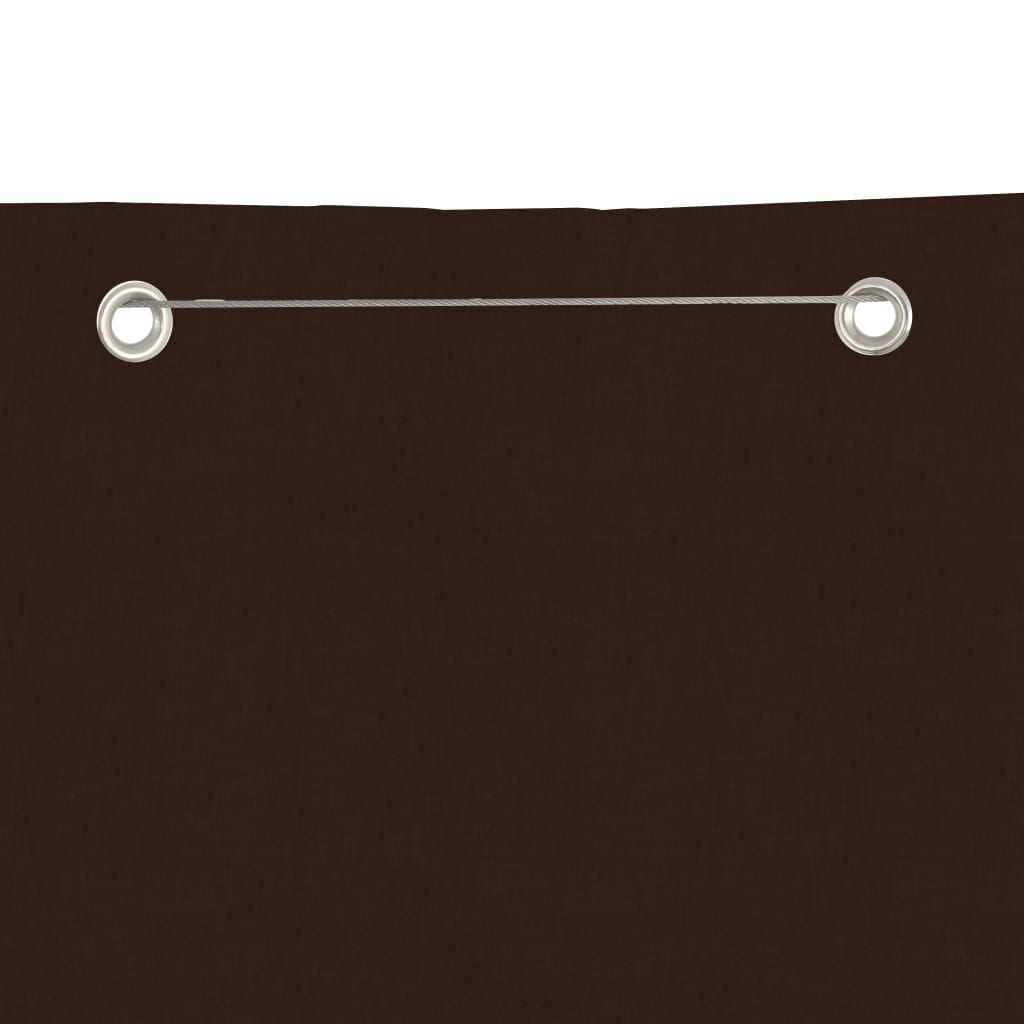 Vidaxl Balkon Bildschirm 100x240 cm Oxford Stoff braun
