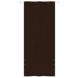 Vidaxl Balkon Bildschirm 120x240 cm Oxford Stoff braun