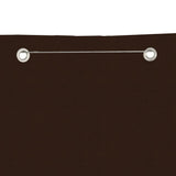 Vidaxl Balkon Bildschirm 120x240 cm Oxford Stoff braun