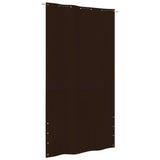 Pantalla de balcón Vidaxl 140x240 cm Oxford Fabric Brown