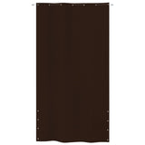 Pantalla de balcón Vidaxl 140x240 cm Oxford Fabric Brown