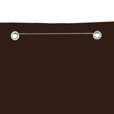 Vidaxl Balkon Bildschirm 140x240 cm Oxford Stoff braun