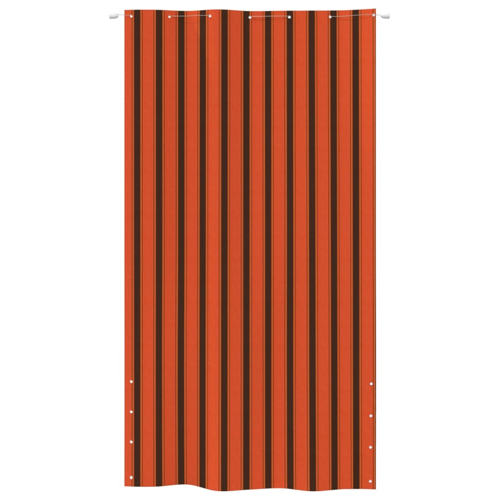 Vidaxl Balkon Bildschirm 140x240 cm Oxford Fabric Orange und Braun