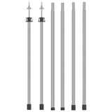 Vidaxl Laifel Sticks 2 PC Telescopic 102-260 cm Aluminium