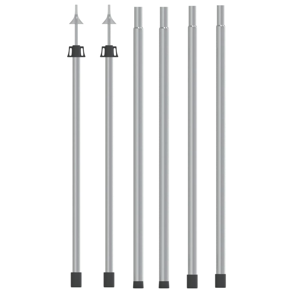 Vidaxl Laifel Sticks 2 pc telescópico 102-260 cm de aluminio