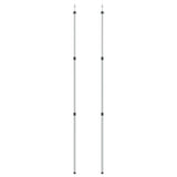 Vidaxl Laifel Sticks 2 PC Telescopic 102-260 cm Aluminium