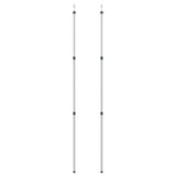 VidaXL Laifel sticks 2 pc telescopic 102-260 cm aluminum