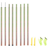 Vidaxl Sunset Poles 2 St. 200 cm galvanisert stål