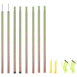 VidaXL sunset poles 2 st 200 cm galvanized steel