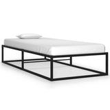 Vidaxl bedframe metaal zwart 90x200 cm