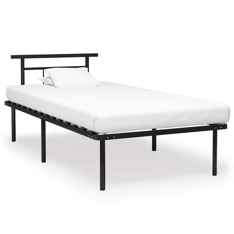 Vidaxl bedframe metaal zwart 100x200 cm