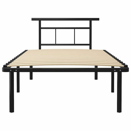 Vidaxl bedframe metaal zwart 100x200 cm