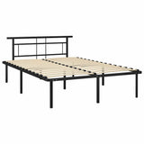 Vidaxl bedframe metaal zwart 140x200 cm