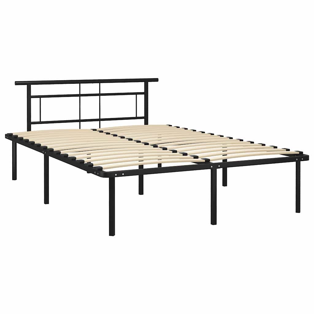Vidaxl bedframe metaal zwart 160x200 cm