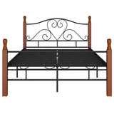Vidaxl bedframe metaal zwart 120x200 cm