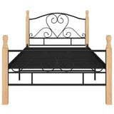 Vidaxl bedframe metaal zwart 100x200 cm