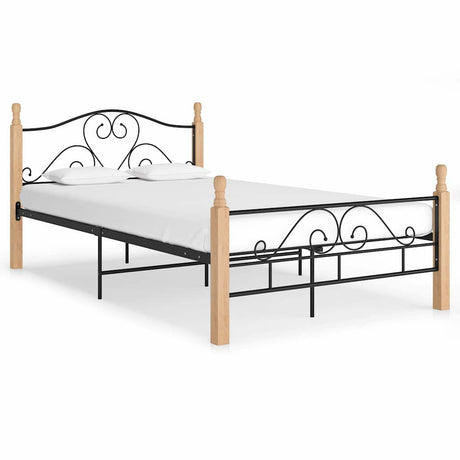 Vidaxl bedframe metaal zwart 120x200 cm