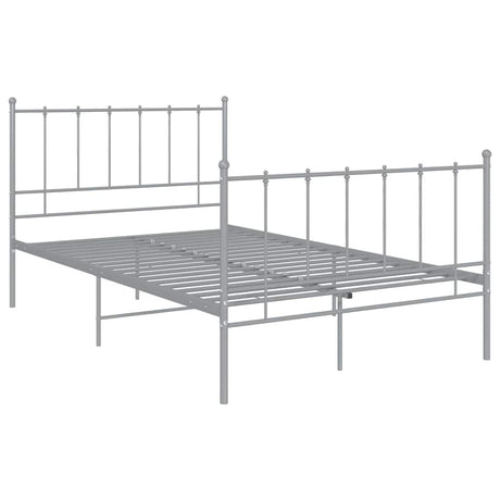 Vidaxl bedframe metaal grijs 120x200 cm