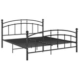 Vidaxl bedframe metaal zwart 160x200 cm