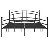 Vidaxl bedframe metaal zwart 160x200 cm