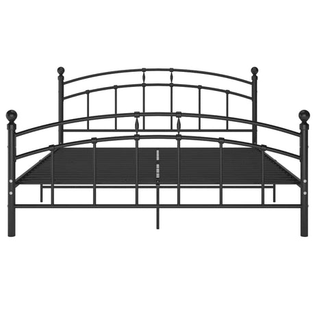 Vidaxl bedframe metaal zwart 160x200 cm