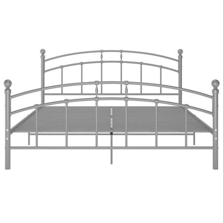 Vidaxl bedframe metaal grijs 180x200 cm