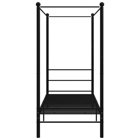 Vidaxl hemelbedframe metaal zwart 90x200 cm