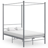 Vidaxl hemelbedframe metaal grijs 120x200 cm