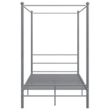 Vidaxl hemelbedframe metaal grijs 140x200 cm