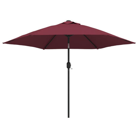 VIDAXL -Parasol mit Metallpol 300 cm Bordeaux Rot