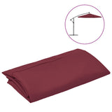 Vidaxl Ersatztuch für schwimmende Parasol 350 cm Bordeaux rot