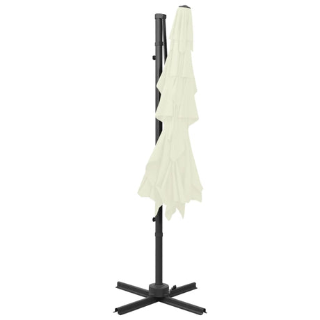 Vidaxl Parasol 4-Layer mit Aluminiumpol 250x250 cm sandfarben