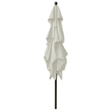 Vidaxl Parasol 3-Schicht mit Aluminiumpol 2,5 x 2,5 m sandfarben
