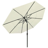 Vidaxl Parasol 3-Schicht mit Aluminiumpol 3,5 m sandfarben