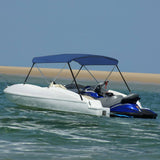 Vidaxl Biminitop 2-Bows 180x130x110 cm Marineblau