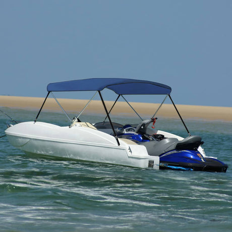 Vidaxl Biminitop 2-Bows 180x130x110 cm Marineblau