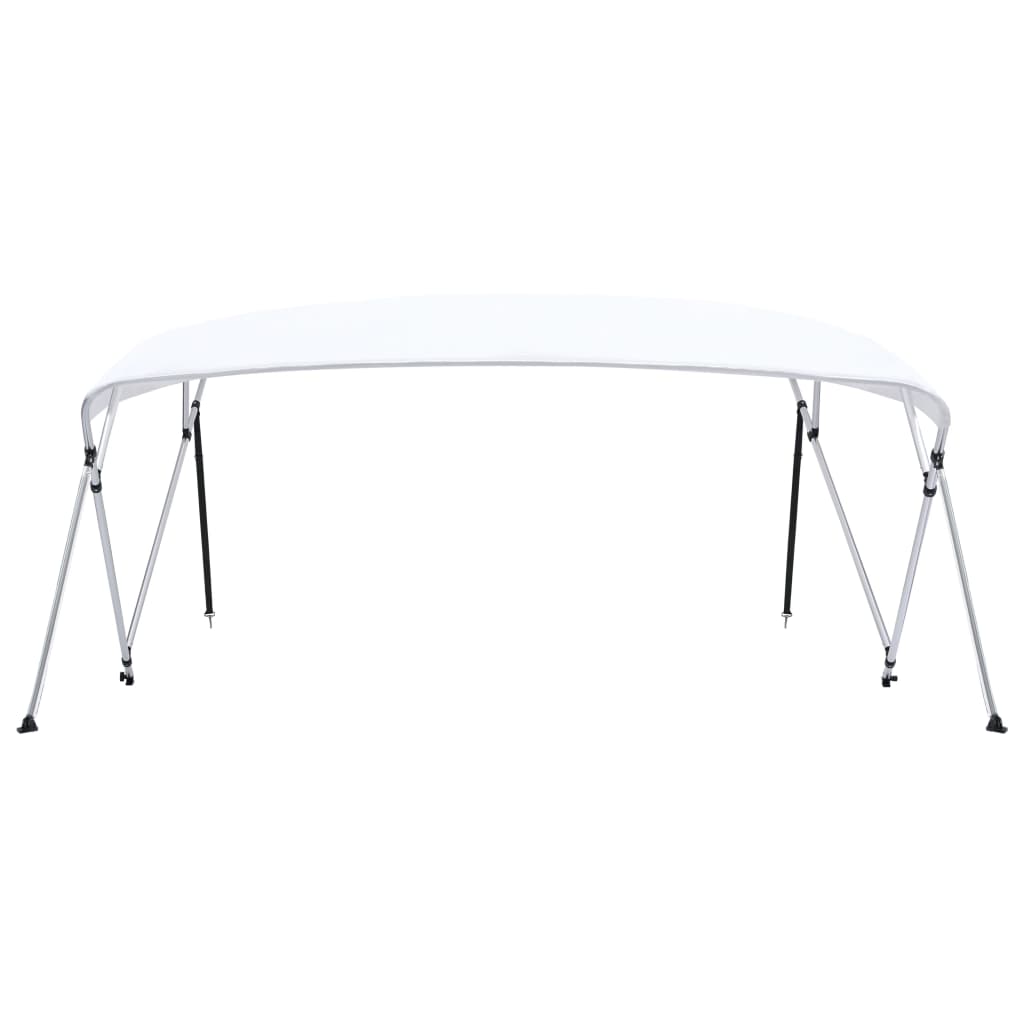 Vidaxl Biminitop 4-Boogs 243x (230-244) X137 cm White