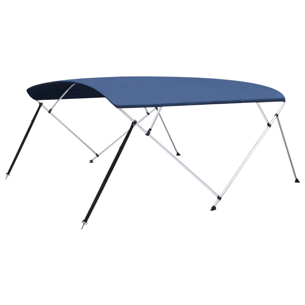 Vidaxl Biminitop 4-Boogs 243x (230-244) x137 cm Navy Blue