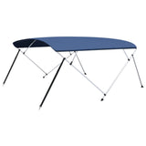 Vidaxl Biminitop 4-Boogs 243x (230-244) x137 cm Navy Blue