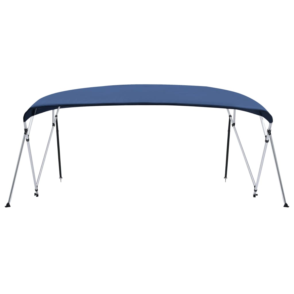 Vidaxl Biminitop 4-Boogs 243x (230-244) x137 cm Navy Blue