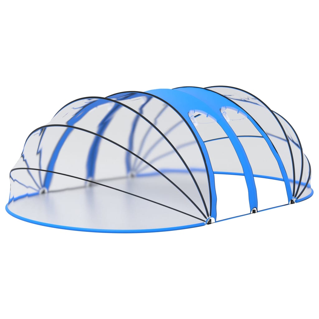 Vidaxl piscina domo oval 620x410x205 cm