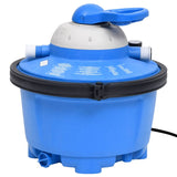 Vidaxl Sandfilterpumpe 200 W 25 L 385 x 620 x 432 mm blau und schwarz