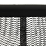 Vidaxl Fly Vorhang 10-teilig 240 x 240 cm Mesh Schwarz