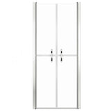 VIDAXL -Duschtür 76x190 cm ESG transparent