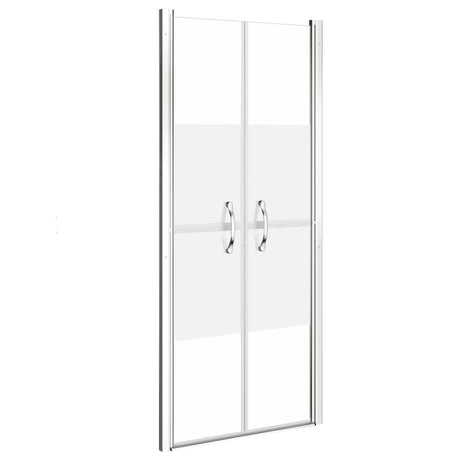 VIDAXL -Duschtür 76x190 cm ESG Halfmat