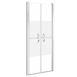 Vidaxl shower door 81x190 cm ESG Halfmat