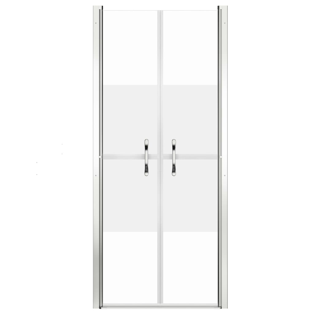 Vidaxl shower door 86x190 cm ESG Halfmat